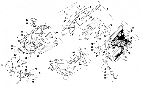 SKID PLATE AND SIDE PANEL ASSEMBLY