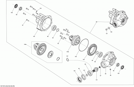 Drive System, Front _Differential_12C1502b