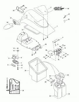 Front Storage Compartment