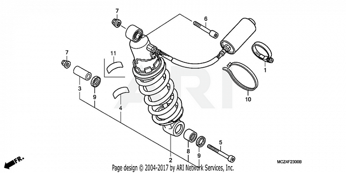 REAR SHOCK ABSORBER