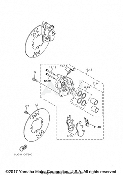 FRONT BRAKE CALIPER