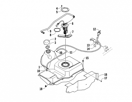 GAS TANK ASSEMBLY