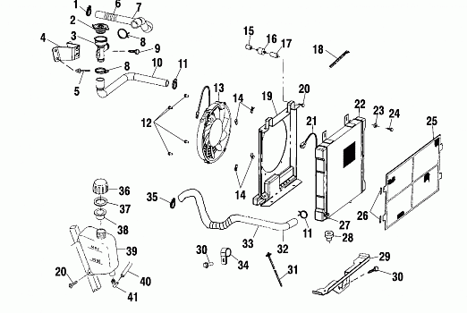 COOLING SYSTEM - A02CH50 ALL OPTIONS (4967436743A10)
