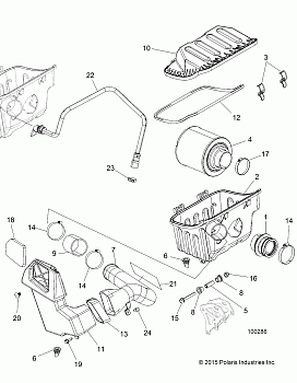 ENGINE, AIR INTAKE SYSTEM - A16DAH57A1 (100286)