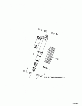 SUSPENSION, FRONT SHOCK MOUNTING - Z17VBE87N2 (701560)