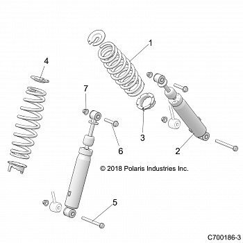 SUSPENSION, FRONT SHOCK MOUNTING - Z20CHA57A2/E57AM (C700186-3)