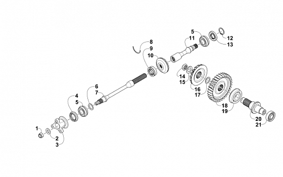 SECONDARY DRIVE ASSEMBLY