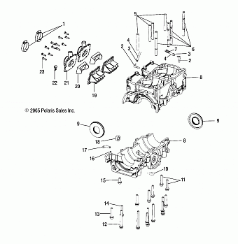 CRANKCASE - S06NT6ES (4998889888C07)