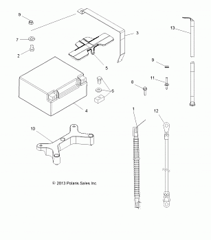 ELECTRICAL, BATTERY - A14GH8EFI (49ATVBATTERY14SCRAM850I)