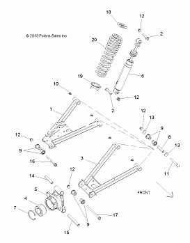 SUSPENSION, REAR - R14RH57AA/AC/AR/6EAZ (49RGRSUSPRR14570)