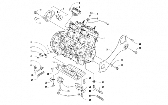 ENGINE AND RELATED PARTS