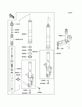 Optional Parts(ZX-7RR Front Fork)