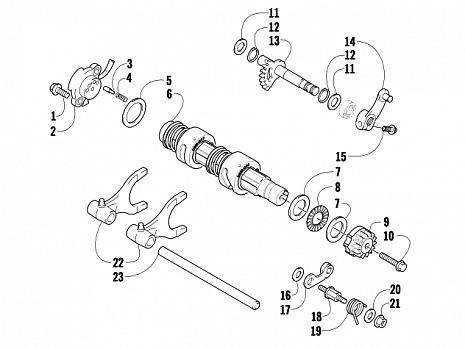 GEAR SHIFTING ASSEMBLY