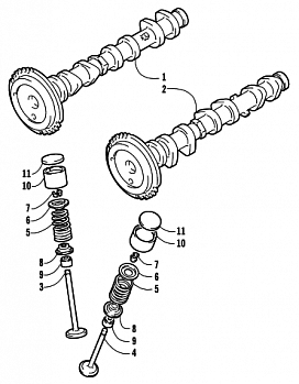 CAMSHAFT/VALVE ASSEMBLY