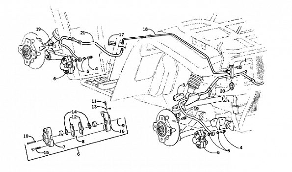 HYDRAULIC BRAKE ASSEMBLY