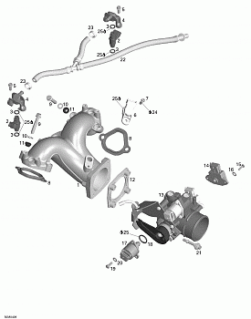 Air Inlet Manifold and Throttle Body