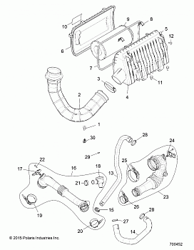 ENGINE, AIR INTAKE SYSTEM - Z16VDE92NH/NW (700452)