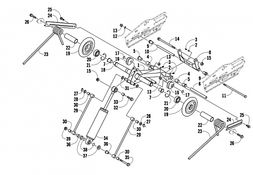 REAR SUSPENSION REAR ARM ASSEMBLY