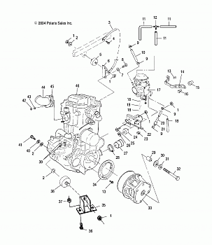 ENGINE MOUNTING - A05CL50AA (4995019501A09)