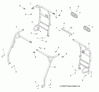 FRAME, CAB - R06RD50AB/AC (4999203249920324A03)