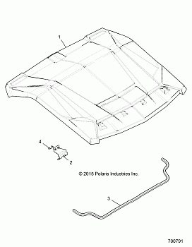 ACCESSORY, ROOF - R16RGE99AE (700791)