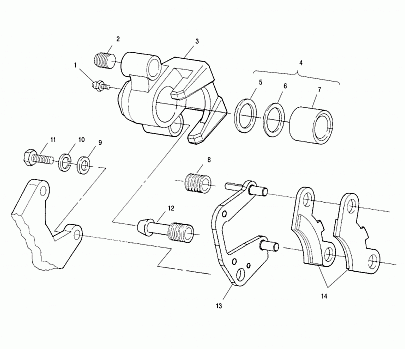 FRONT BRAKE - A01BA50AA (4963716371B003)