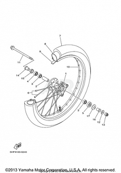 FRONT WHEEL LEV 1B2F