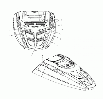 HOOD - FOAM/FOIL - S02SR5AS (4969336933A009)