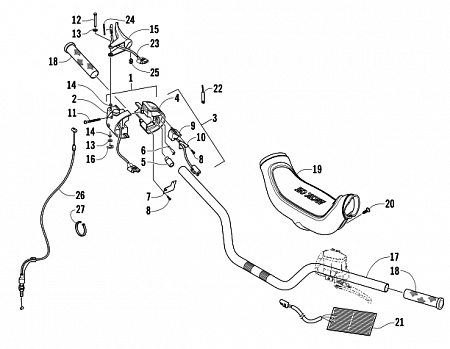 HANDLEBAR AND CONTROLS