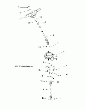 STEERING, POWER STEERING - R14RH6EAZ (49RGRSTEERING14570CREWPWR)