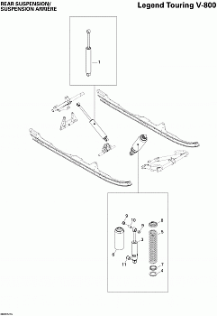 Rear Suspension Shocks Touring