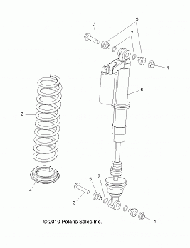 SUSPENSION, FRONT SHOCK MOUNTING - R13XE76AD/EAI (49RGRSHOCKMTG11RZR4)