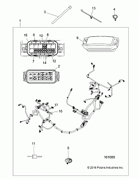 ELECTRICAL, WIRE HARNESS - A17DAA57F5 (101089)