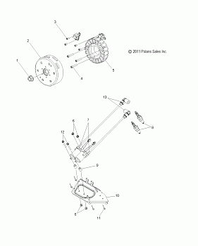 ELECTRICAL, IGNITION SYSTEM - S12CG6GSA/GSL/GEL (49SNOWIGNITION12800PRMK)