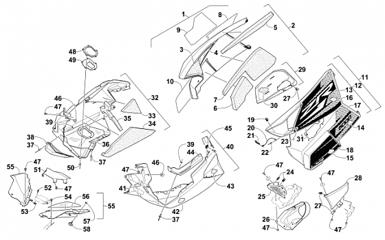 SKID PLATE AND SIDE PANEL ASSEMBLY