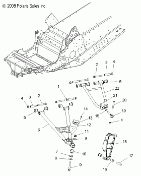 SUSPENSION, FRONT ASM. - S09PP7FS/FE (49SNOWSUSPFRT09FSTRG)