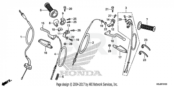 HANDLE LEVER + CABLE