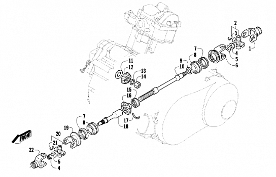 SECONDARY DRIVE ASSEMBLY