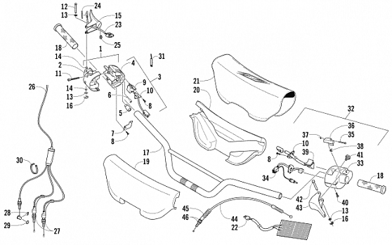 HANDLEBAR AND CONTROLS