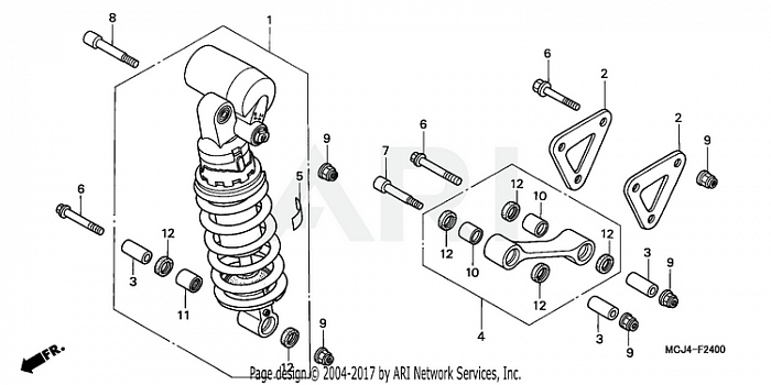 REAR SHOCK ABSORBER (1)