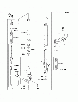Optional Parts(ZX-7RR Front Fork)
