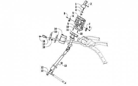 STEERING POST ASSEMBLY