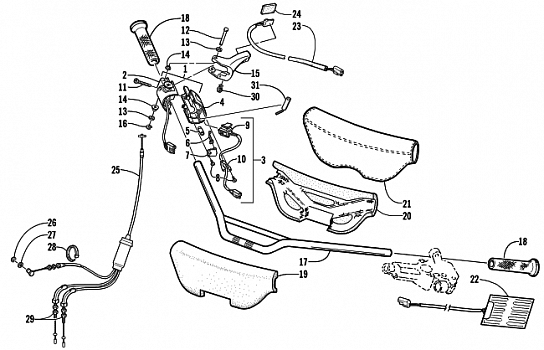 HANDLEBAR AND CONTROLS