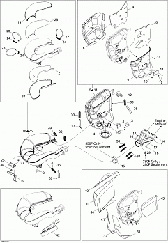 Exhaust System GSX, 550F