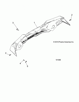 BODY, BUMPER, REAR - A18DAA57F5