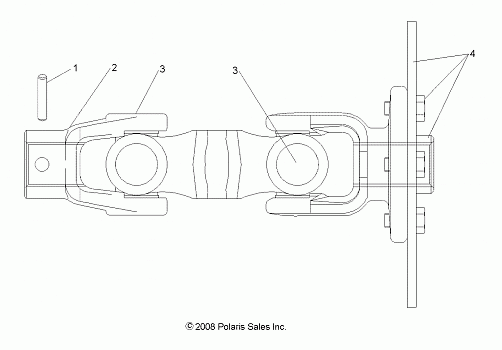 DRIVE TRAIN, REAR PROP SHAFT - R09HH50AG/AR (49RGRSHAFTPROPRR097004X4)