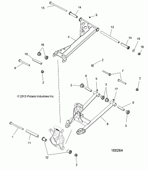 SUSPENSION, REAR - A18SVA85B5 (100264)