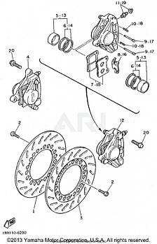 FRONT BRAKE CALIPER