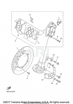 FRONT BRAKE CALIPER