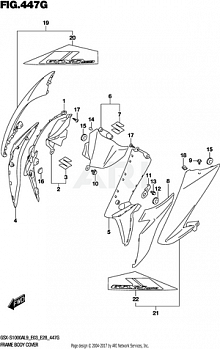 FRAME BODY COVER (GSX-S1000AZL9 E03)